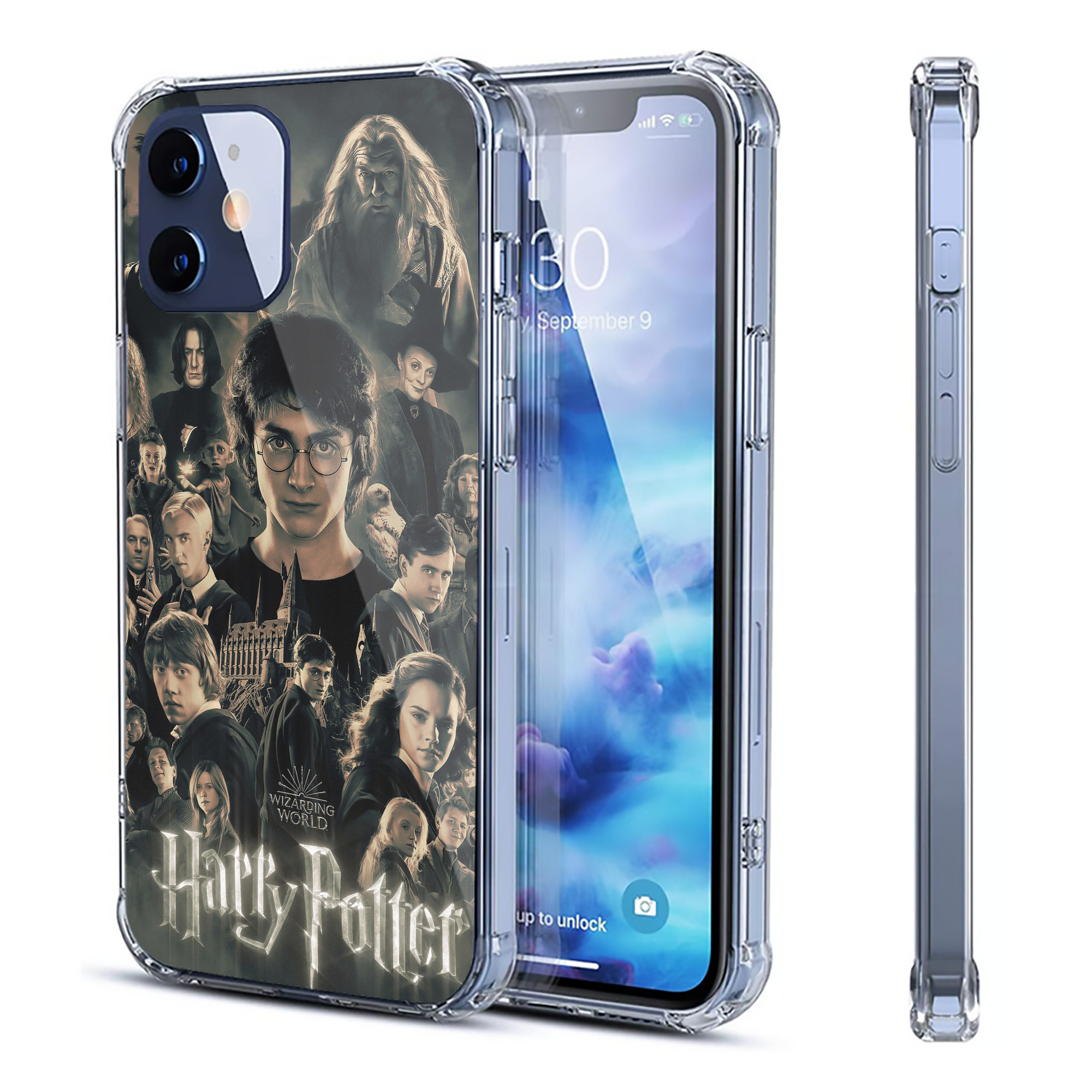 （画像用） Harry Potter ハリー・ポッターシリーズ 【iPhone 12シリーズ対応】透明スマホケース（クリアソフトケース）